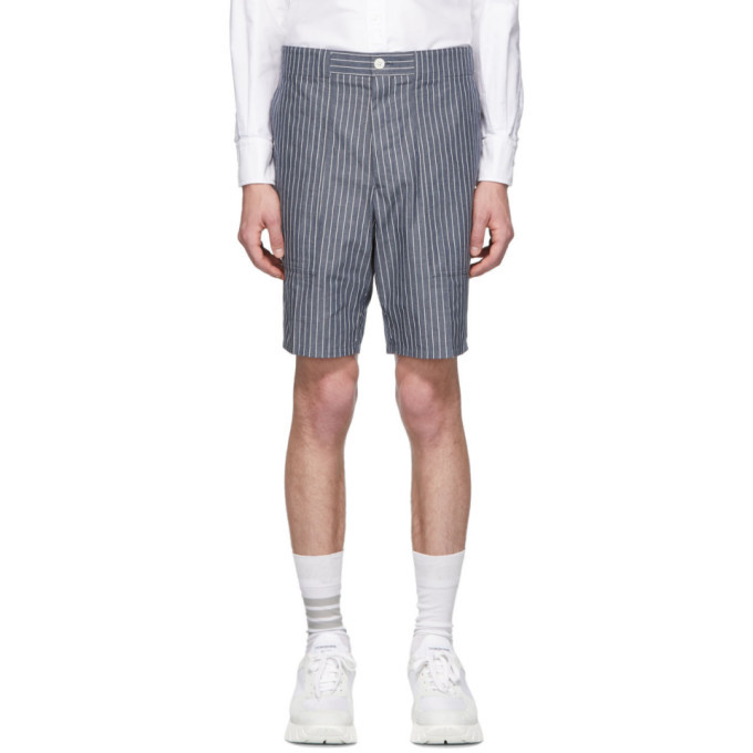 striped cargo shorts