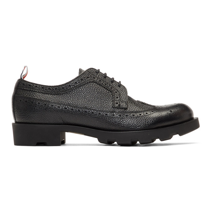 Thom Browne Black Longwing Brogues Thom Browne