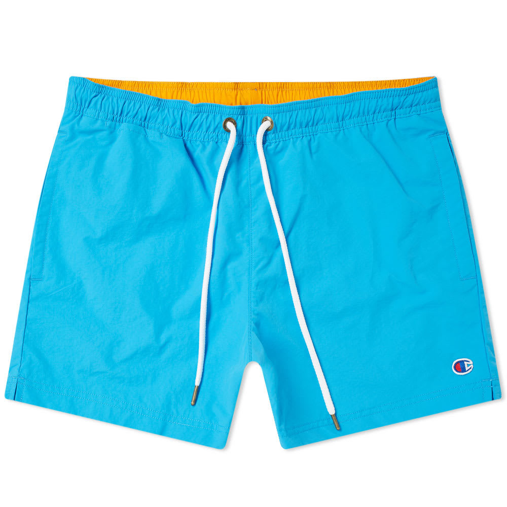 champion pink and blue shorts