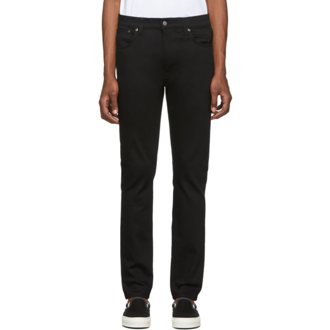 Black Lean Dean Dry Jeans Nudie Jeans Co