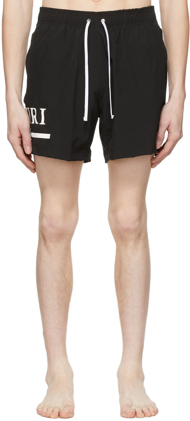AMIRI Black Polyester Swim Shorts Amiri