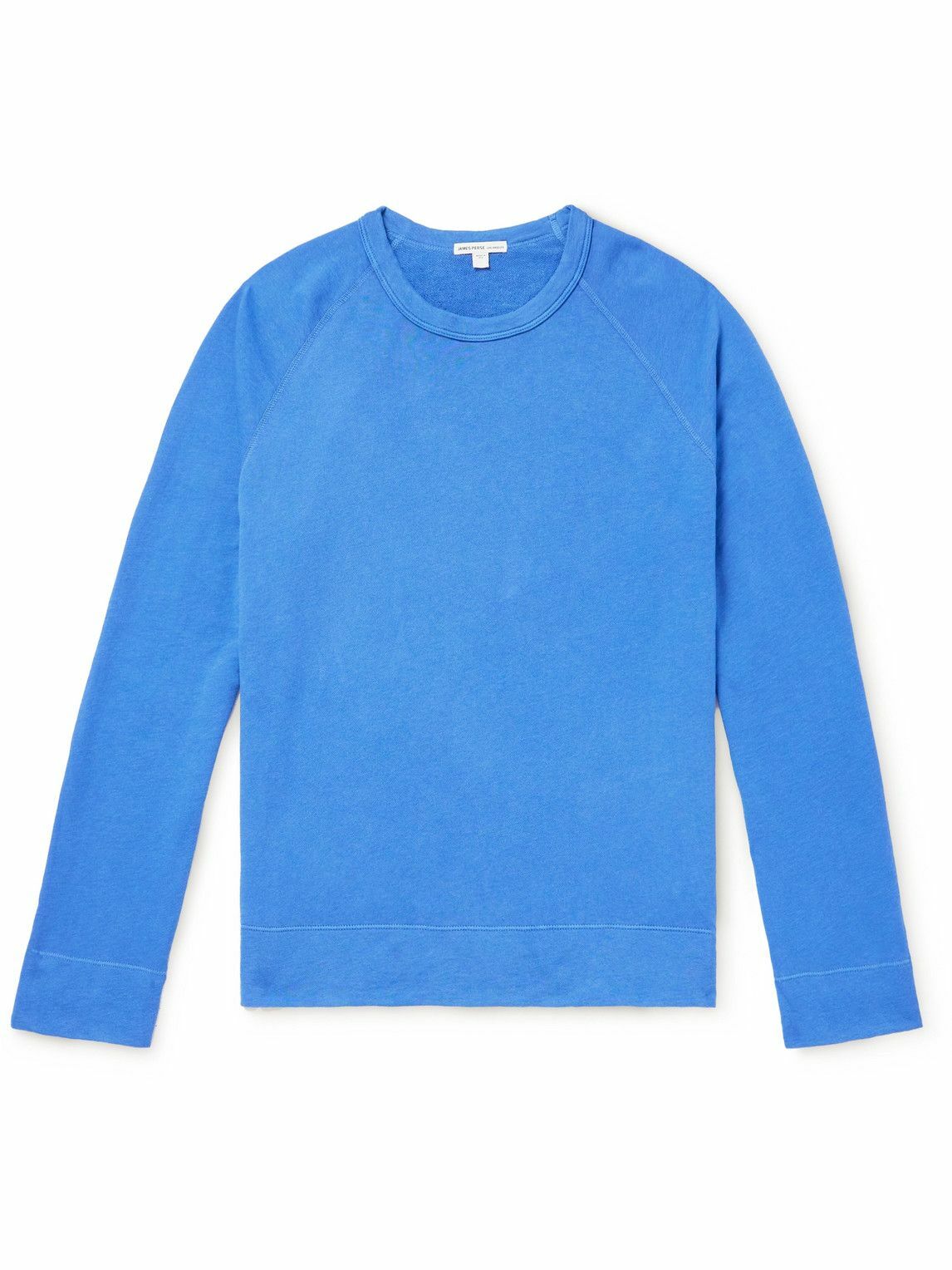 James Perse - Cotton-Jersey Sweatshirt - Blue James Perse