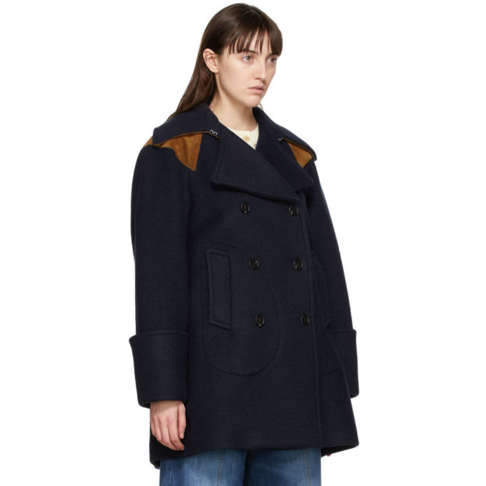 chloe pea coat