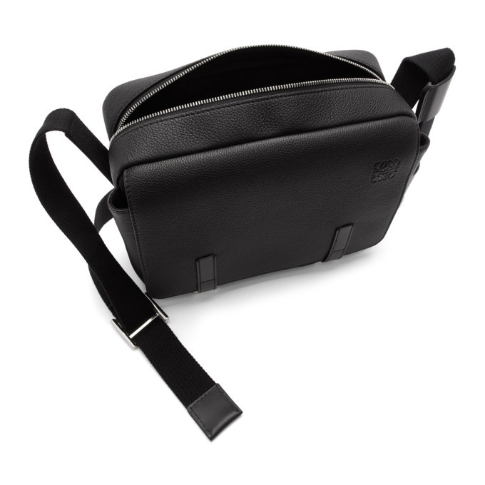 Loewe Black Small Military Messenger Bag Loewe