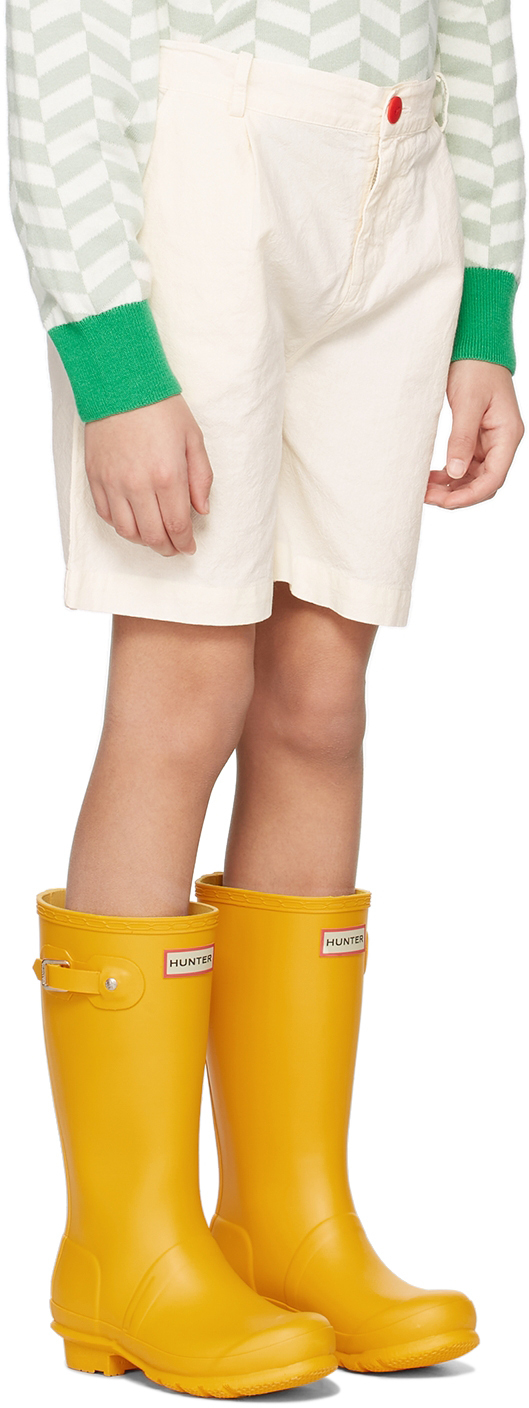 The Campamento Kids Off-White Pear Shorts