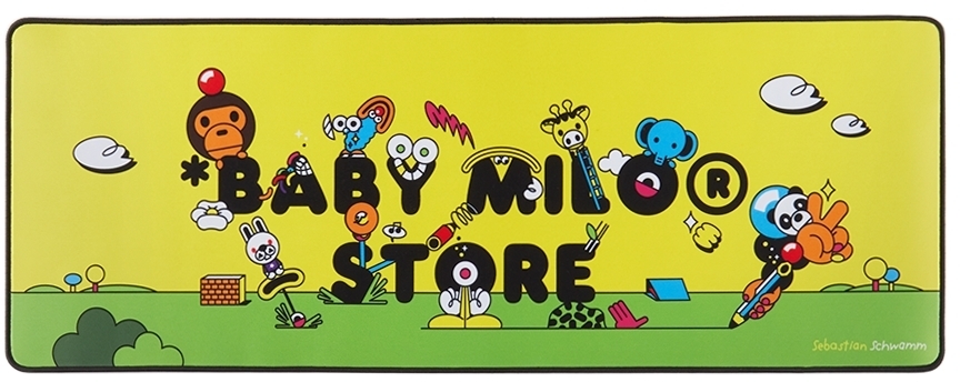 Photo: BAPE Multicolor Baby Milo Store Mouse Pad