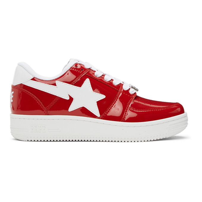 BAPE Red Sta Low M2 Sneakers A Bathing Ape