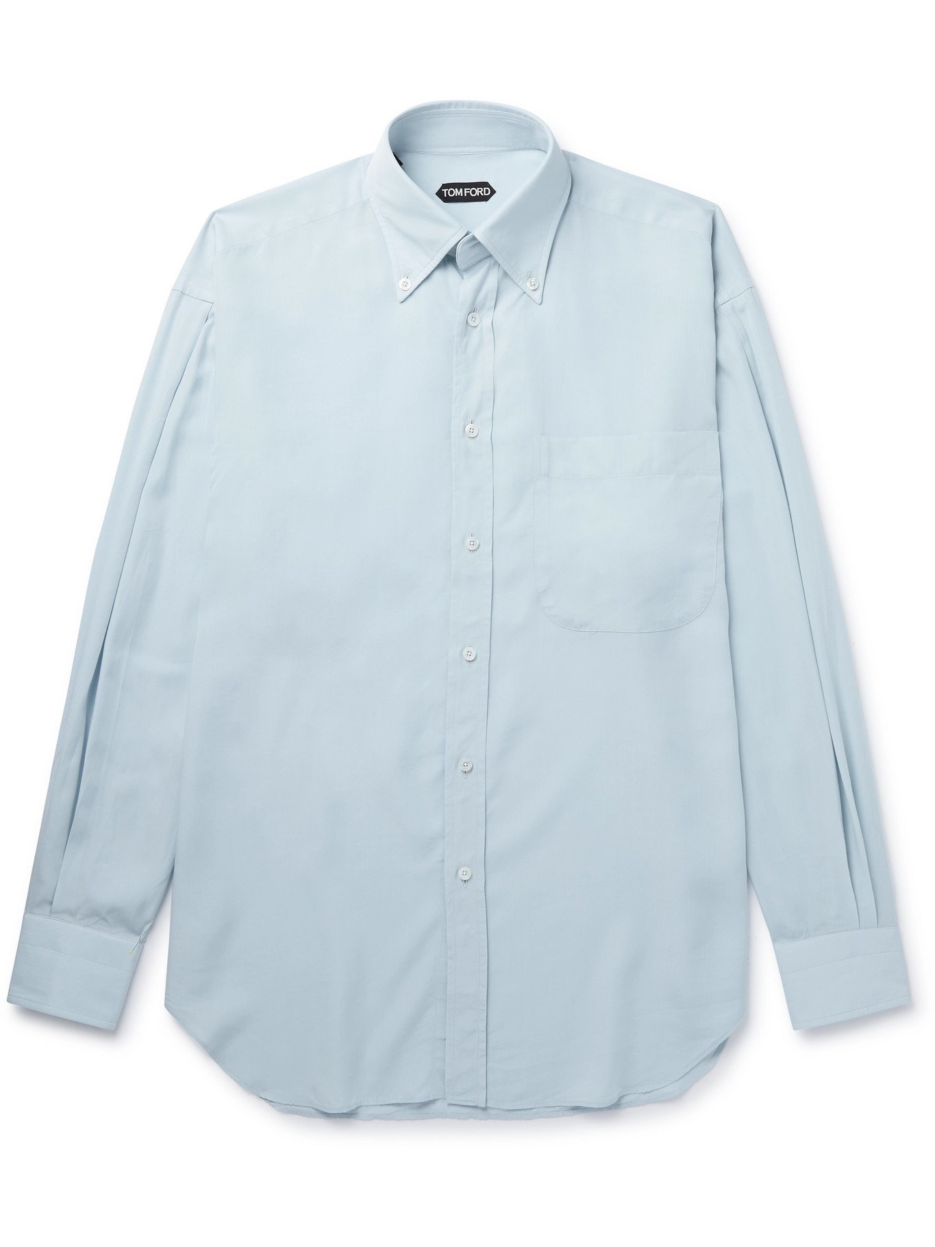 TOM FORD - Oversized Lyocell-Blend Shirt - Gray - EU 40 TOM FORD