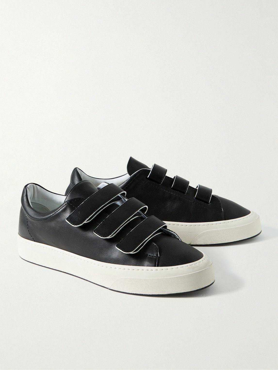 The Row - Dean Leather Sneakers - Black The Row