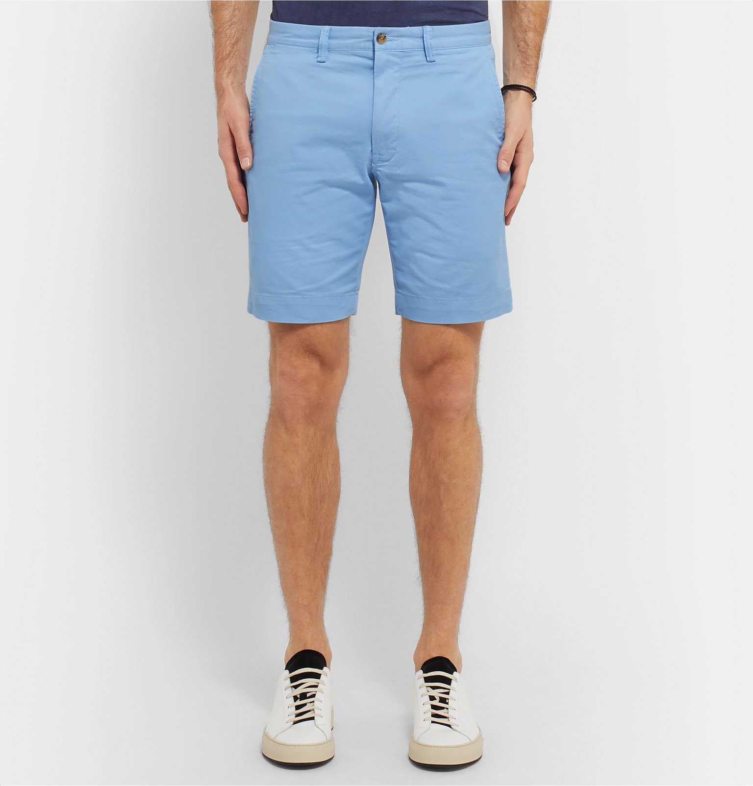 Polo Ralph Lauren - Slim-Fit Stretch-Cotton Twill Shorts - Blue Polo Ralph  Lauren