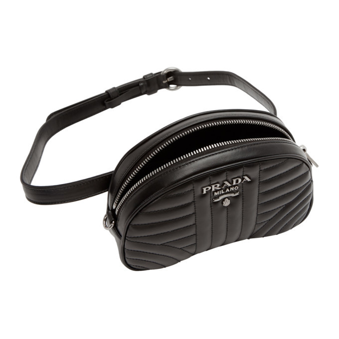 Prada Black Diagramme Belt Bag Prada