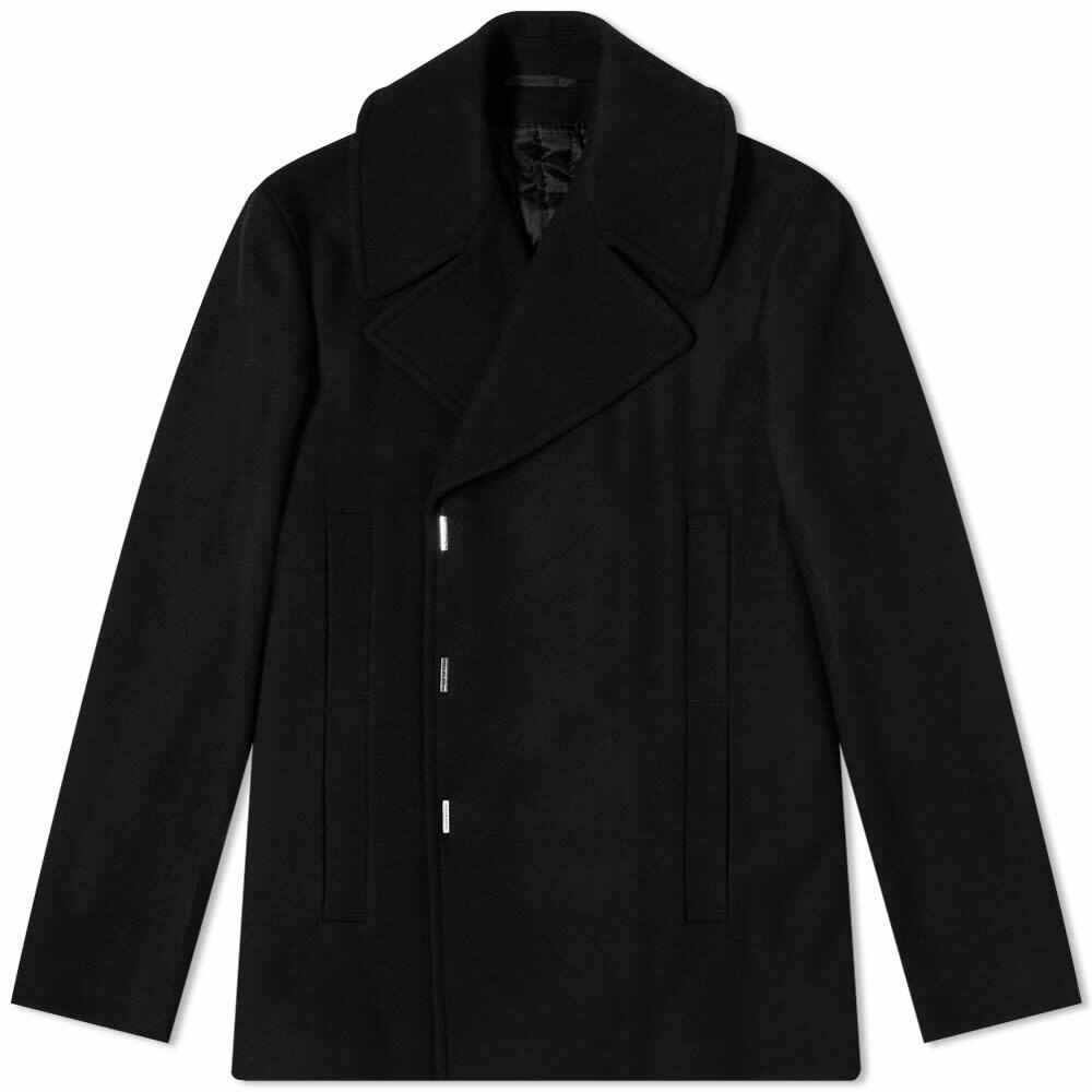 Photo: Givenchy Men's Wool Peacoat in Black