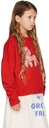 The Campamento Kids Red 'See You At The Beach' Sweatshirt