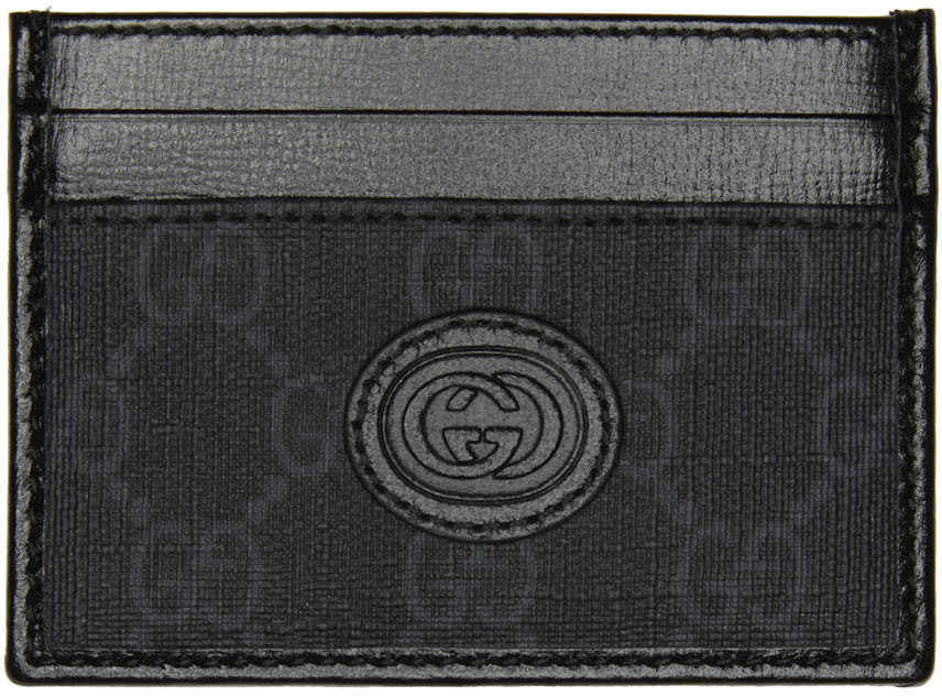 interlocking g plaque card case