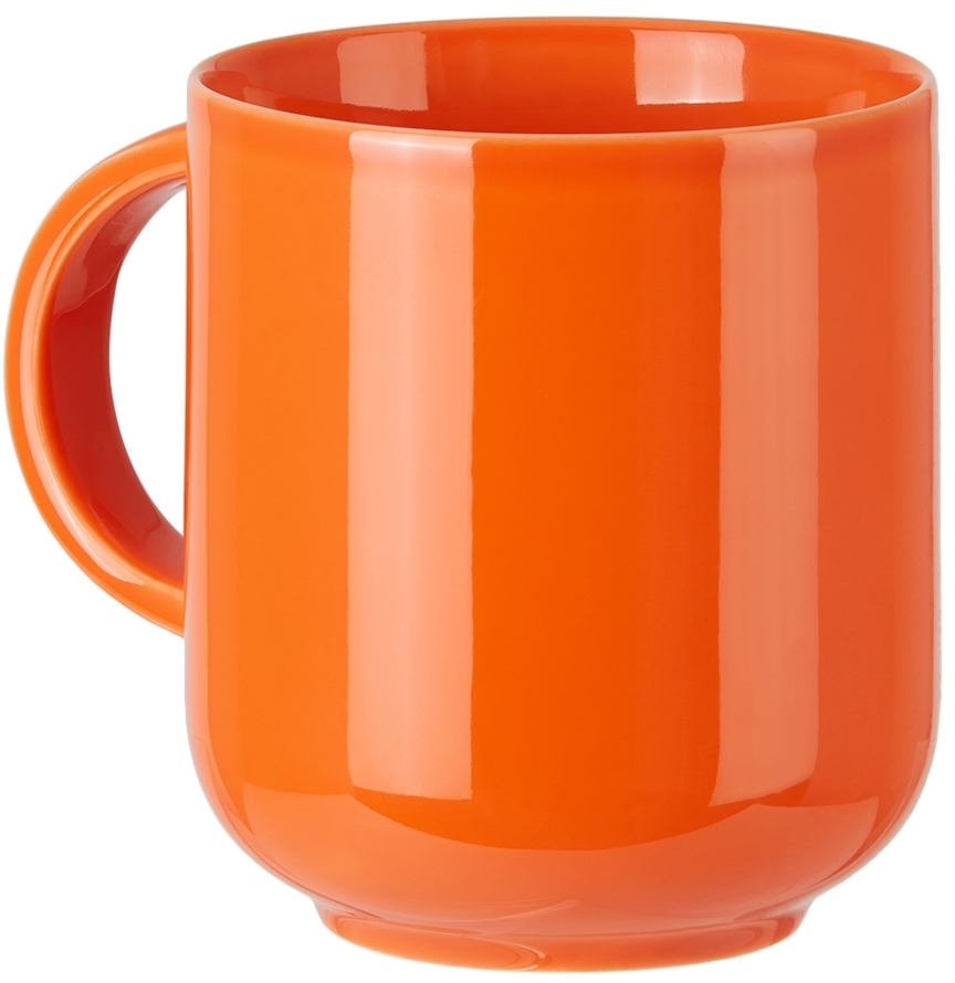 Lateral Objects Orange Color Mug, 16 oz Lateral Objects