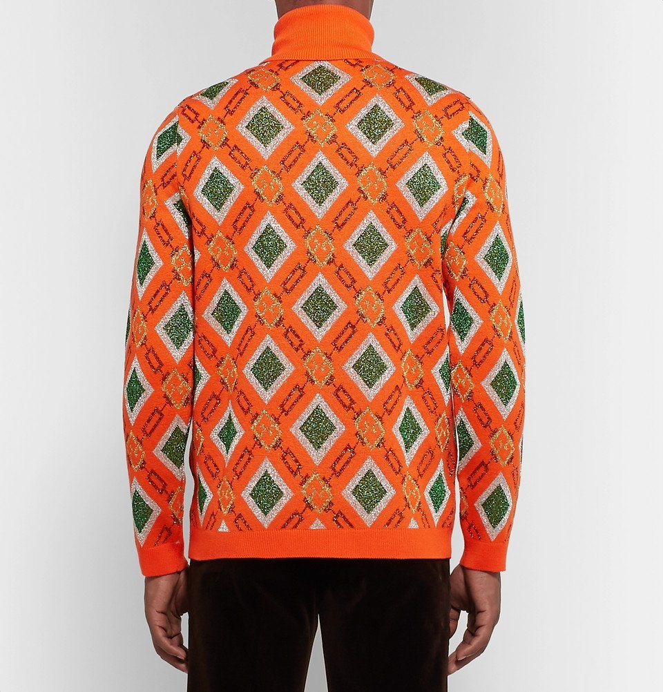 gucci orange sweater