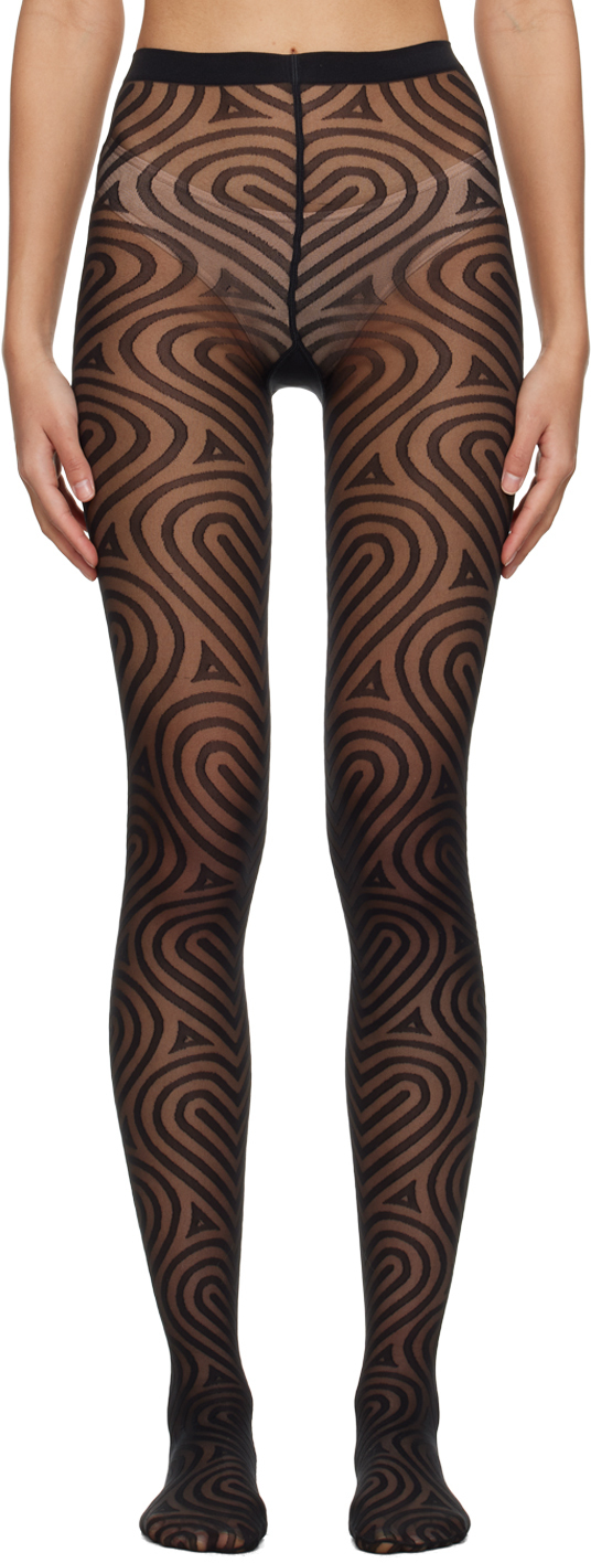 Wolford Black Heart Tights Wolford