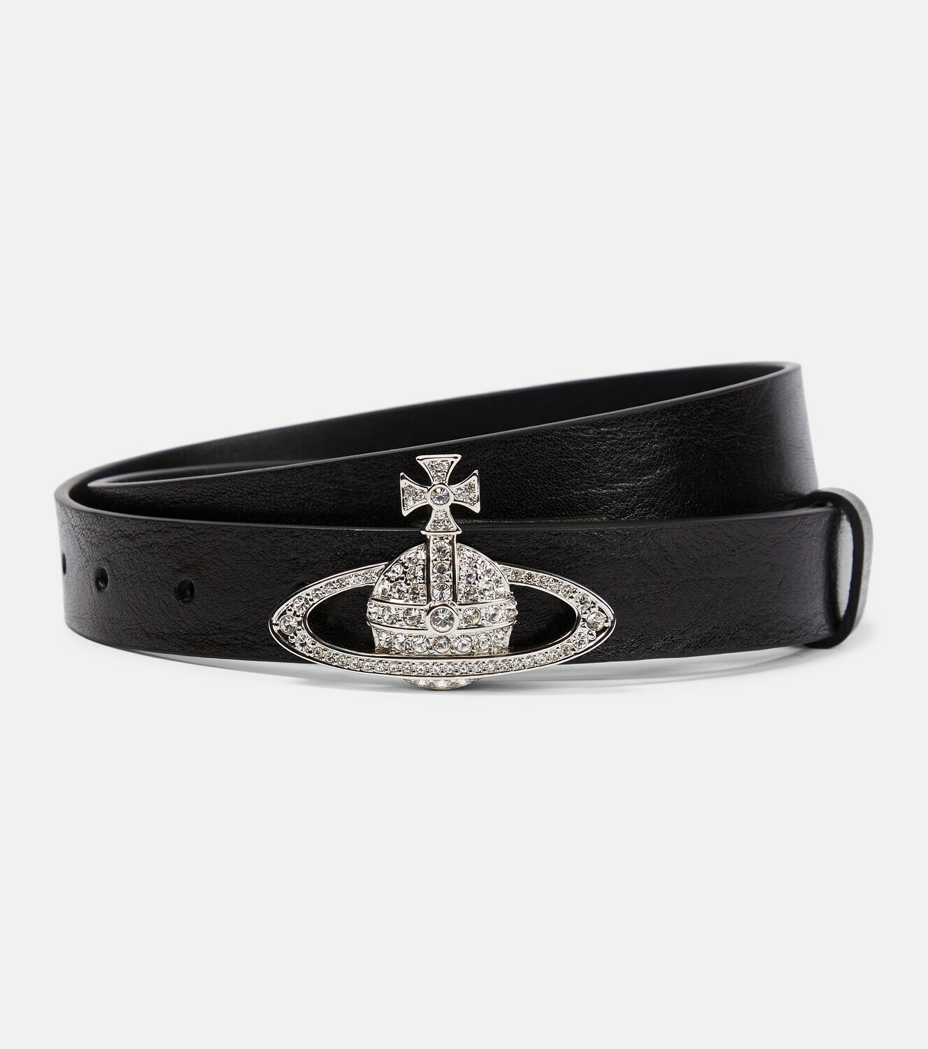 Vivienne Westwood - Orb embellished leather belt Vivienne Westwood