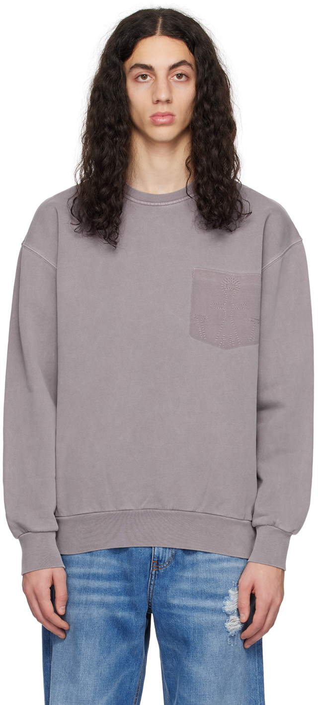 JW Anderson Gray Faded Sweatshirt JW Anderson