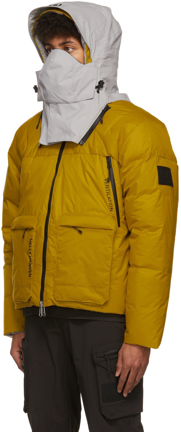 定番 Reversible Detachable-Hood Arc Hh アウター ダウン・中綿ジャケット メンズ HH-118389225 Down  Yellow Coat ダウンコート サイズ:XL-42JP - www.warrisurf.com