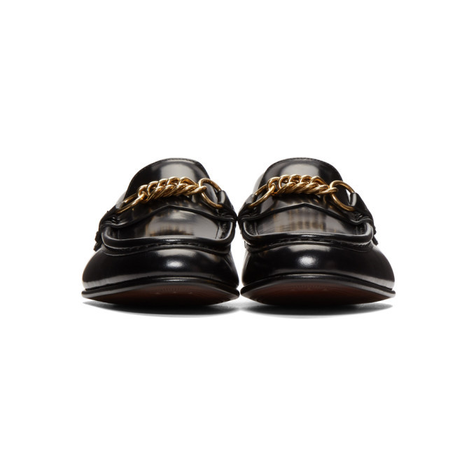 burberry chain loafers