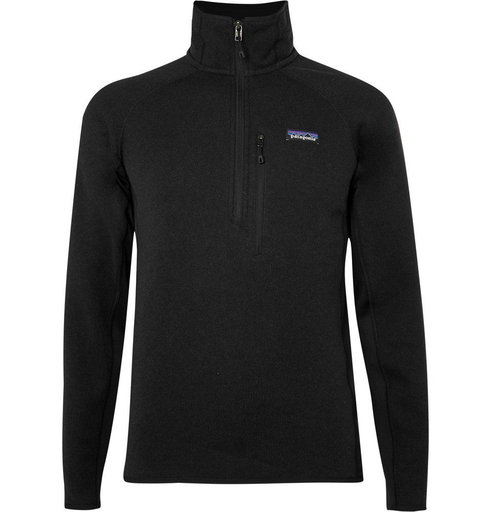 Patagonia - Slim-Fit Performance Better Fleece Half-Zip Sweater - Black ...