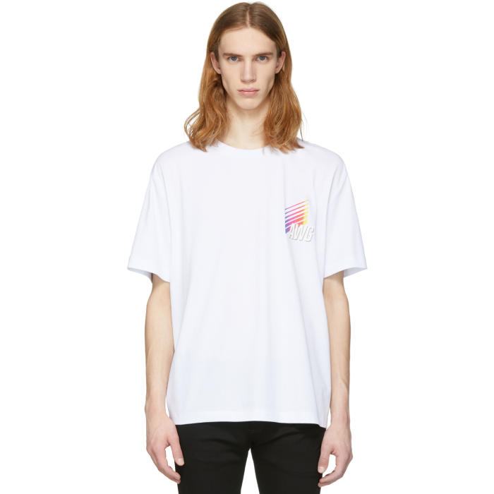 Alexander Wang White AWG Corporate T-Shirt Alexander Wang