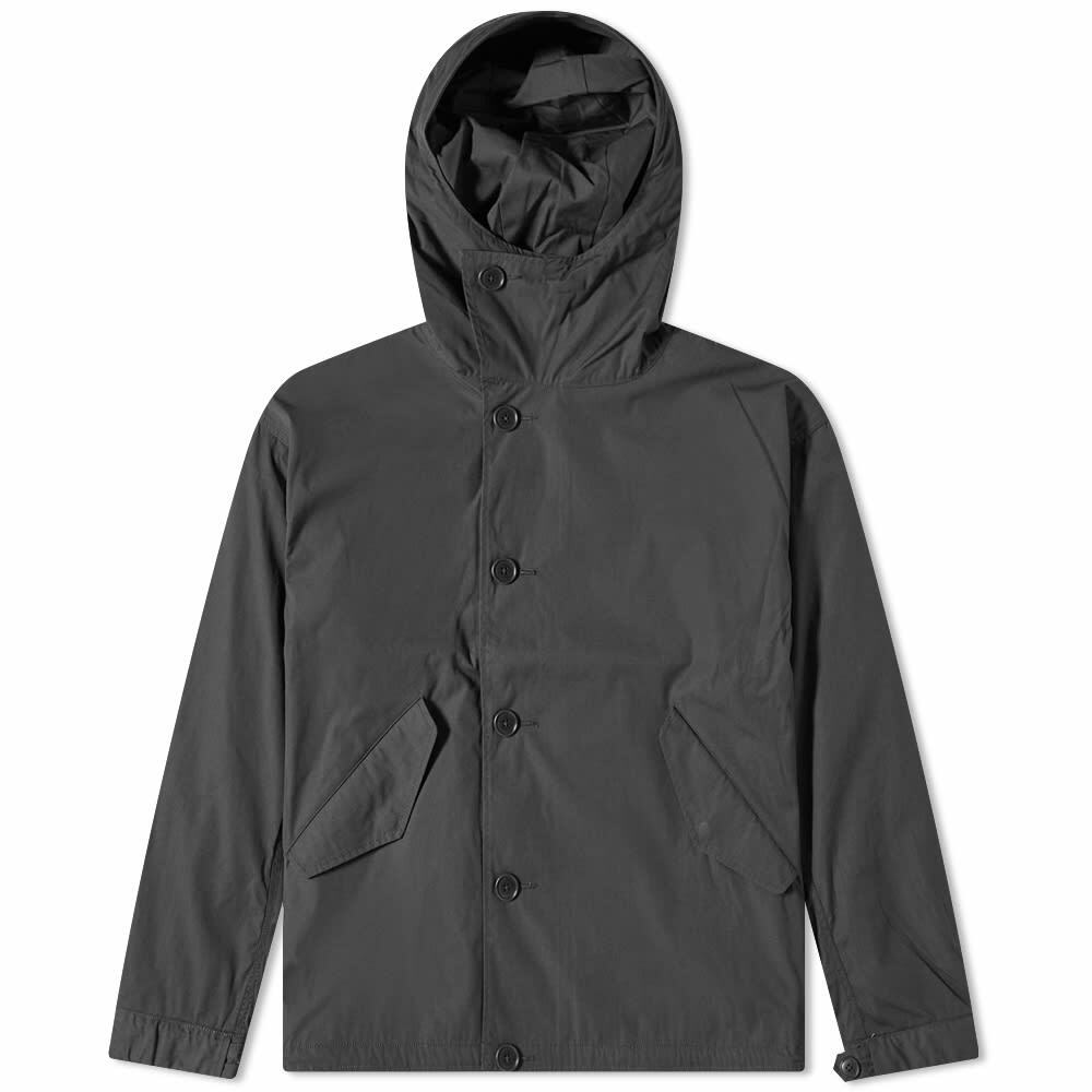 Nanamica Men's Hooded Parka Jacket in Black Nanamica