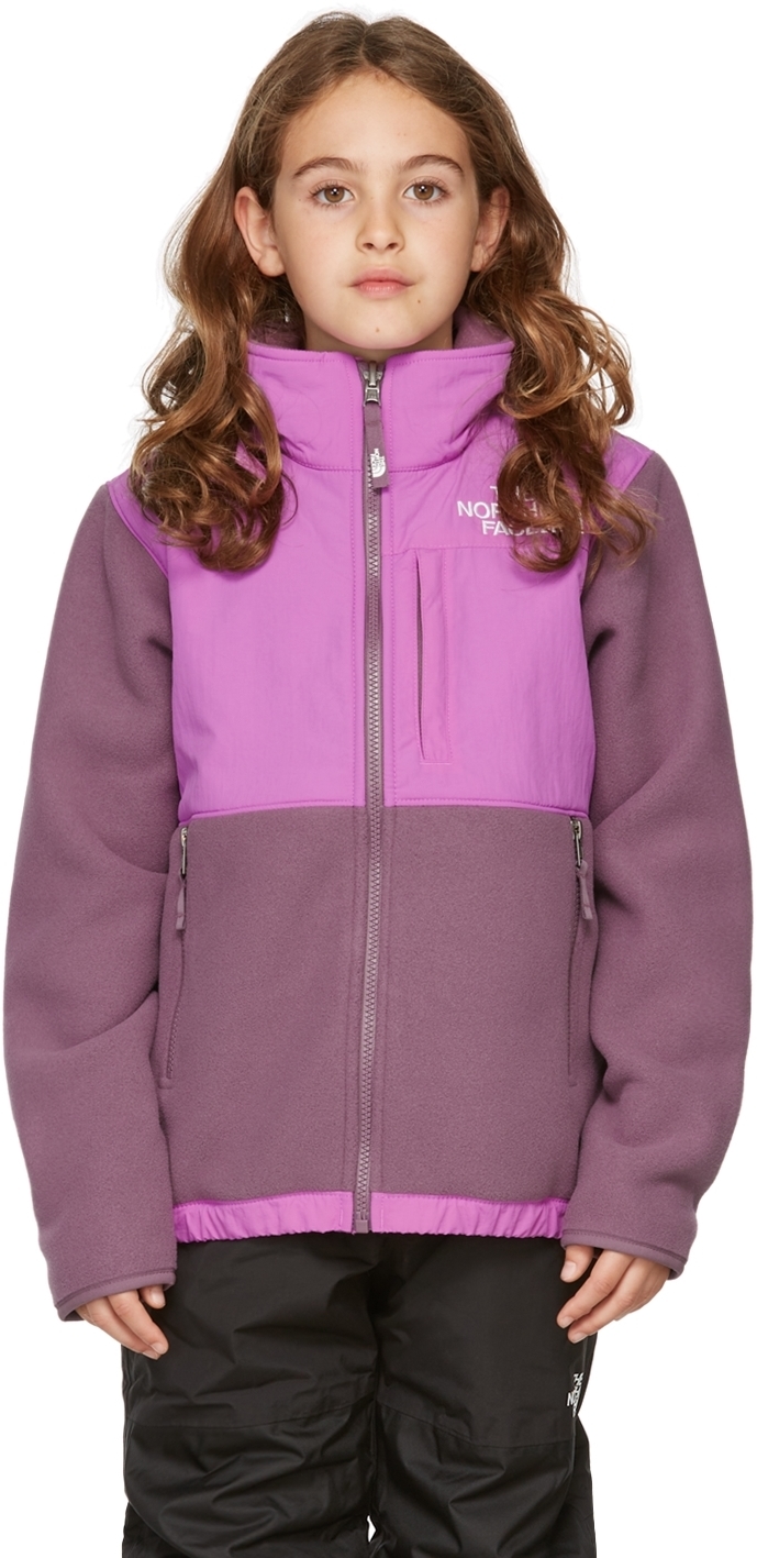 purple north face denali jacket