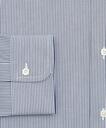 Brooks Brothers Men's Stretch Madison Relaxed-Fit Dress Shirt, Non-Iron Stripe | Sodalite