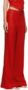 Reformation Red Silvie Trousers
