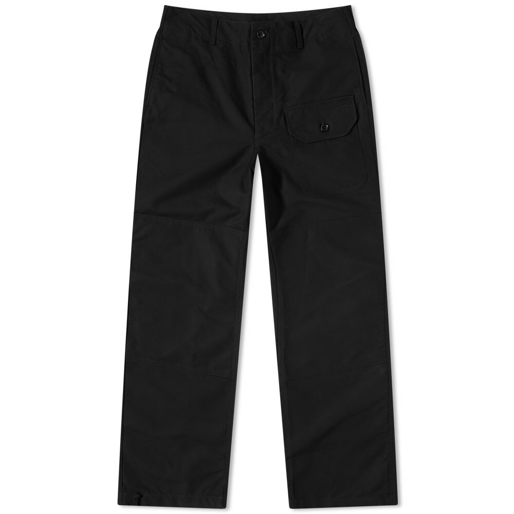 Engineered Garments Men's Deck Pant in Black Engineered Garments