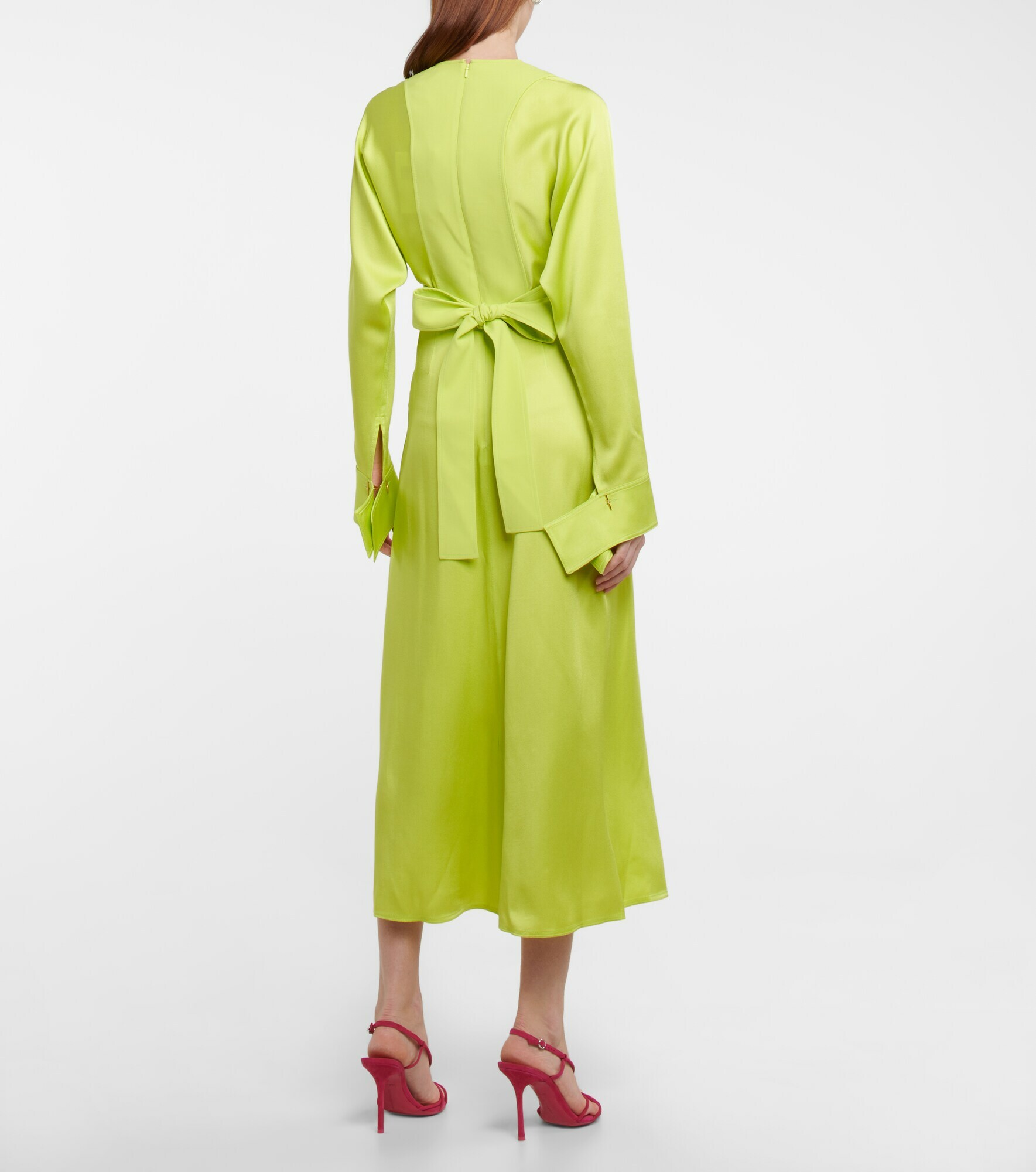 Victoria Beckham - Wrap midi dress Victoria Beckham