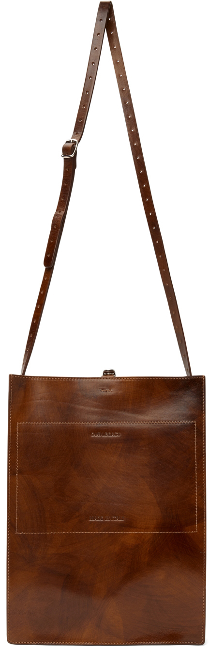 Our Legacy Tan Cloudy Leather Sub Tote Bag Our Legacy