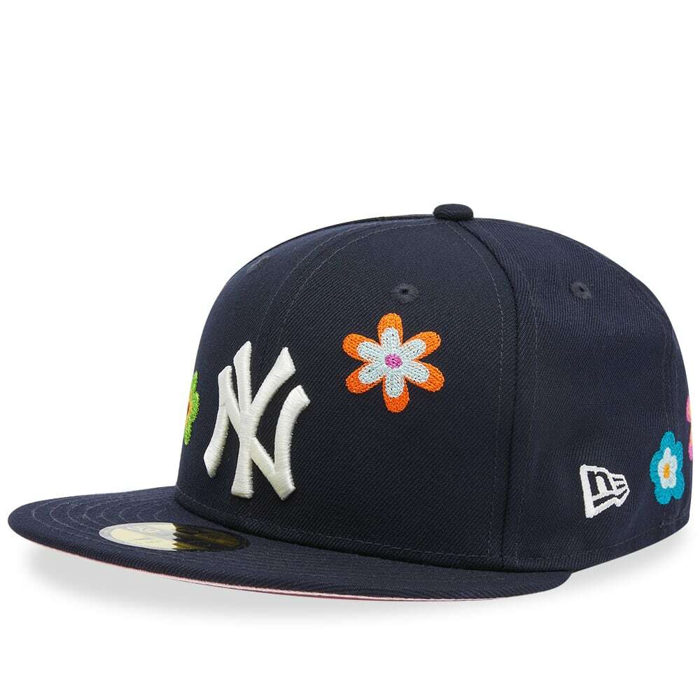 Photo: New Era NY Yankees Floral 59Fifty Fitted Cap in Black