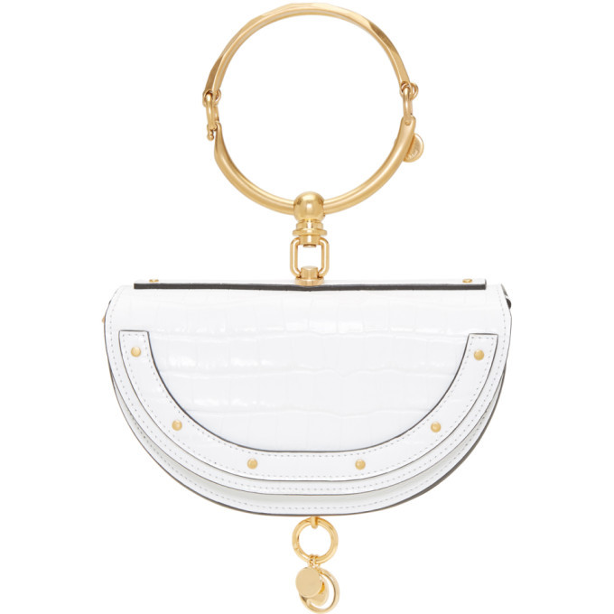 chloe white nile bag