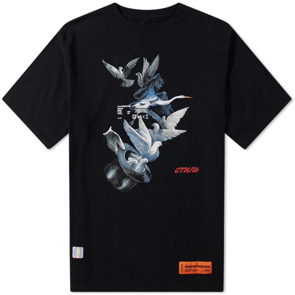 Heron Preston Heron Doves Tee Black Heron Preston