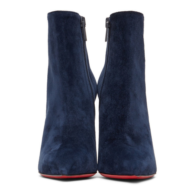 louboutin navy boots