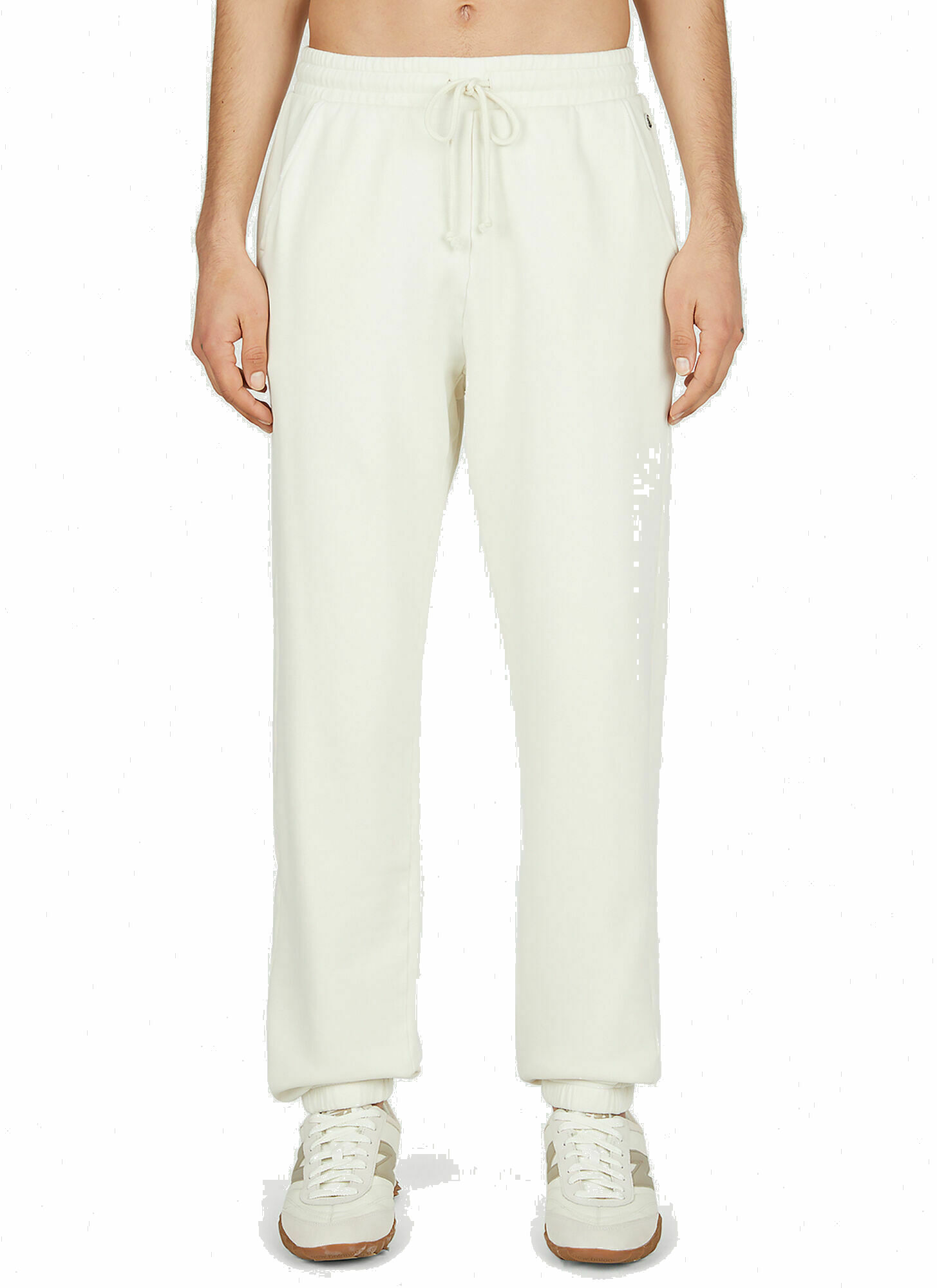 Photo: Champion - Logo Embroidery Track Pants in Cream