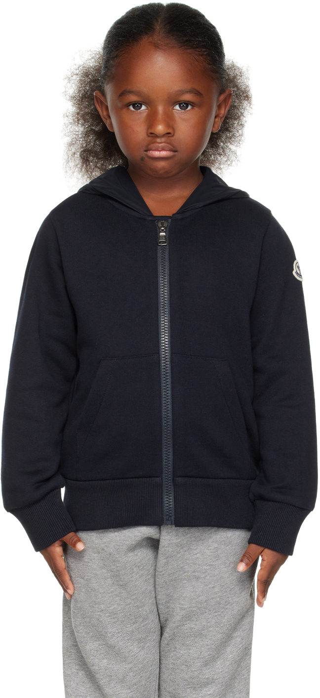 Moncler Kinder Unisex Hat In Navy 1