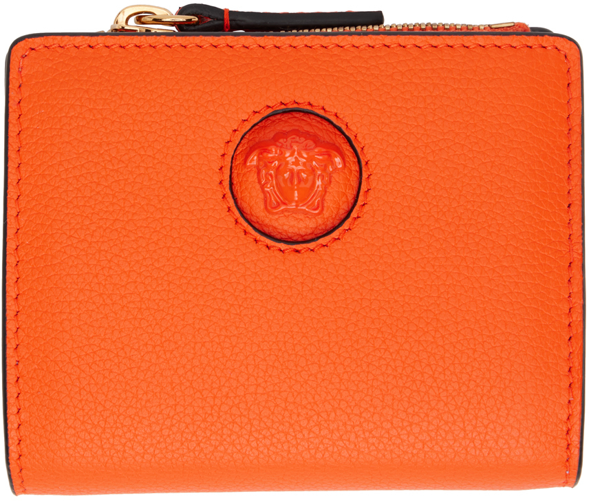 Photo: Versace Orange 'La Medusa' Wallet