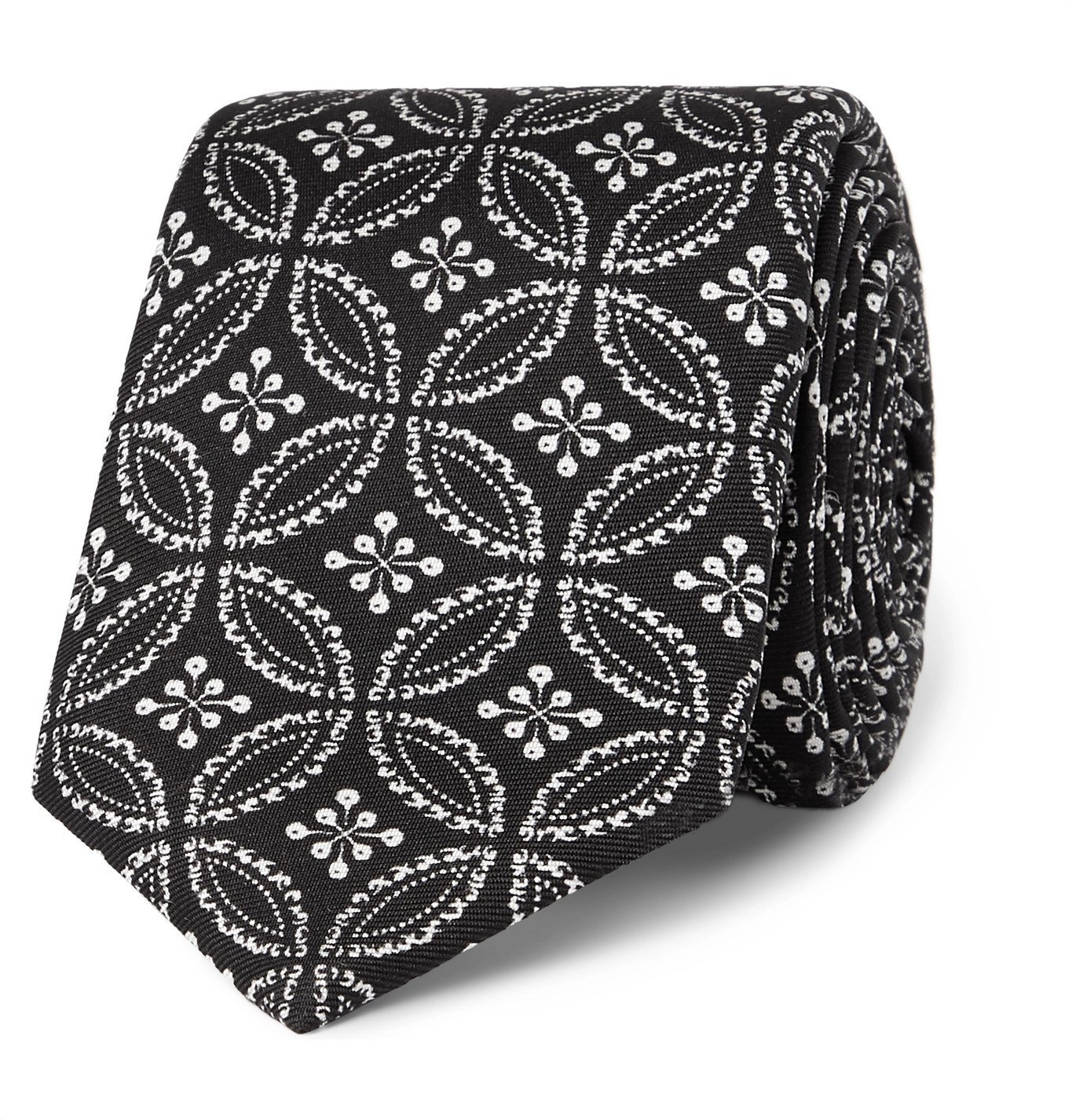 Dolce & Gabbana Black White Stripes Silk Adjustable Women Necktie Tie main image 0