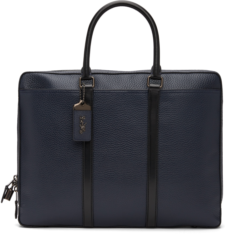 coach men's metropolitan slim brief briefcases