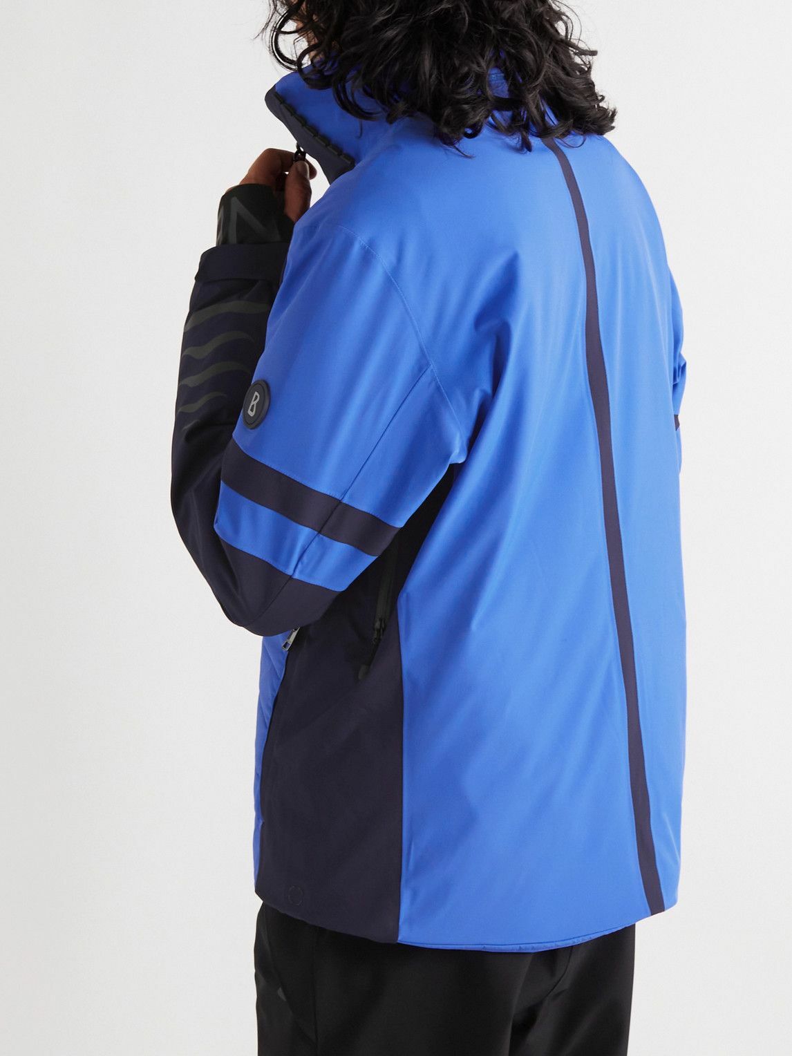 Bogner FredyT TwoTone Hooded Ski Jacket Blue Bogner