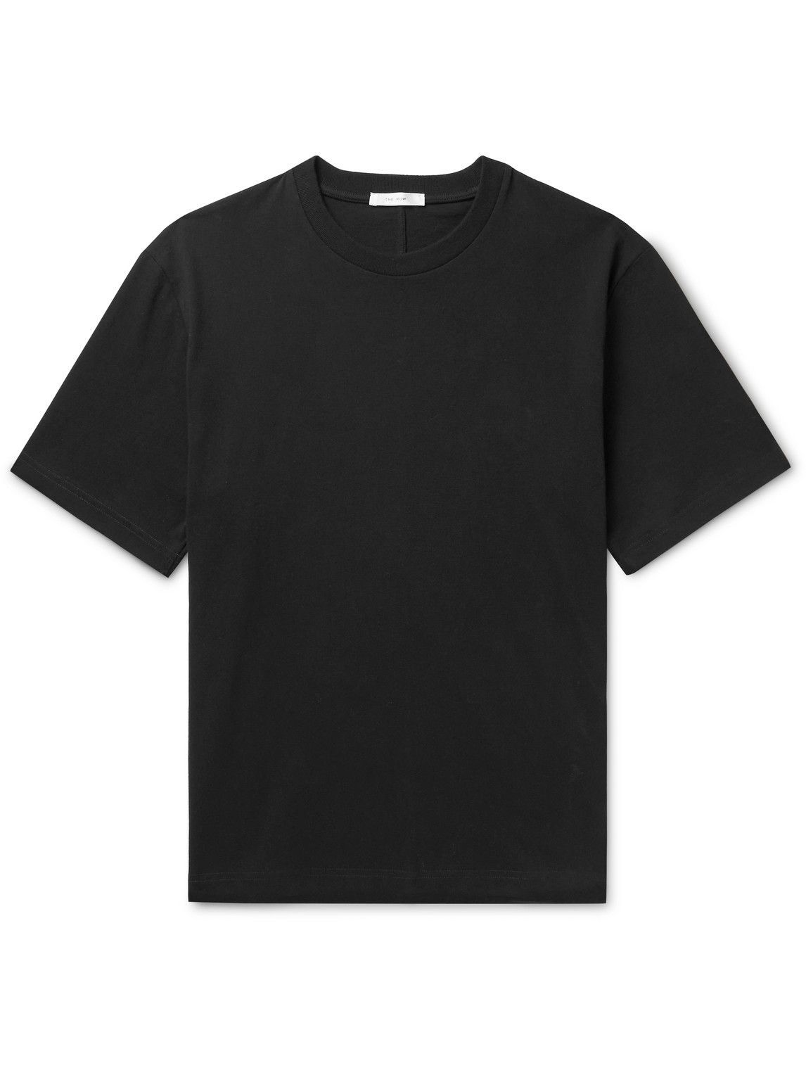 The Row - Errigal Cotton-Jersey T-Shirt - Black The Row