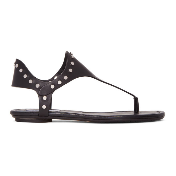 Jimmy Choo Black Studded Dara Sandals Jimmy Choo