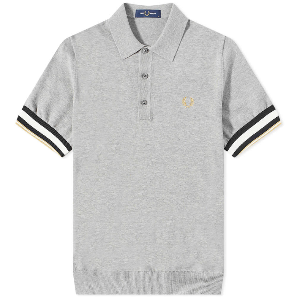 Fred Perry Bold Cuff Knitted Polo Fred Perry