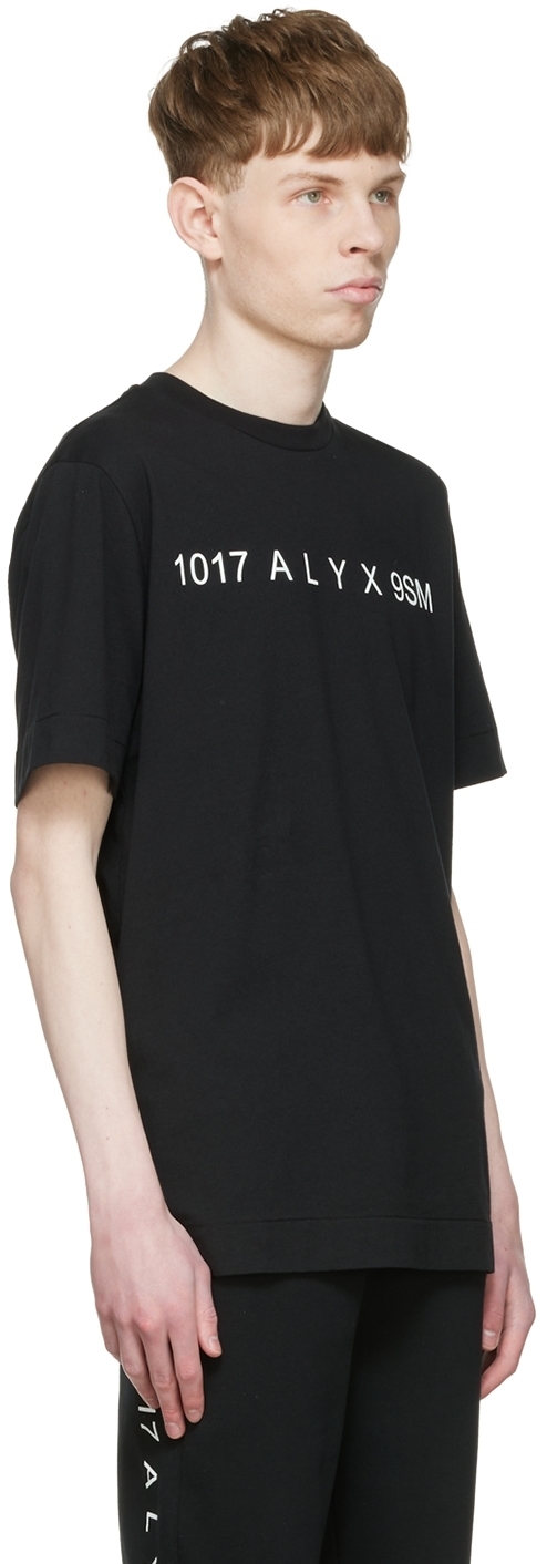 1017 ALYX 9SM Black Cotton T-Shirt