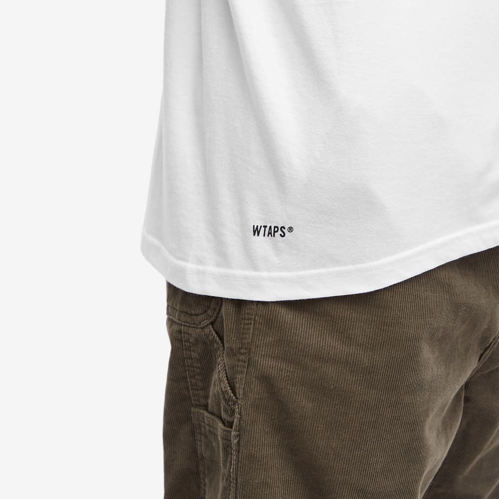 WTAPS Men's Skivvies T-Shirt - 3 Pack in White WTAPS