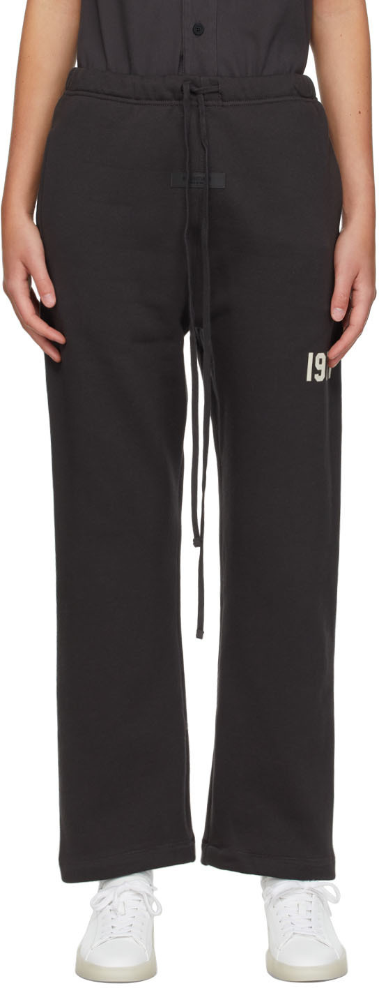 Essentials Black Relaxed '1977' Lounge Pants Essentials